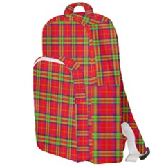 Tartan And Plaid 3 Double Compartment Backpack by tartantotartansreddesign2