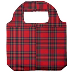 Royal Stewart Tartan Foldable Grocery Recycle Bag by tartantotartansreddesign2