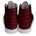 Tartan Red Men s Hi-Top Skate Sneakers View4