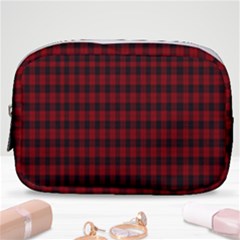 Tartan Red Make Up Pouch (small) by tartantotartansreddesign2