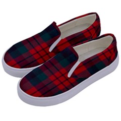 Macduff Modern Tartan Kids  Canvas Slip Ons by tartantotartansreddesign2