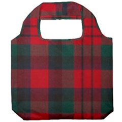 Macduff Modern Tartan Foldable Grocery Recycle Bag by tartantotartansreddesign2