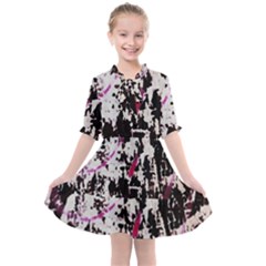 Chaos At The Wall Kids  All Frills Chiffon Dress by DimitriosArt