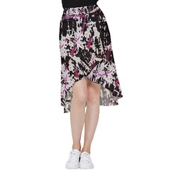 Chaos At The Wall Frill Hi Low Chiffon Skirt by DimitriosArt