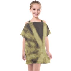 Glowing Stars Kids  One Piece Chiffon Dress