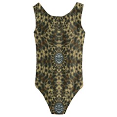 Soft As A Kitten Kids  Cut-out Back One Piece Swimsuit by pepitasart