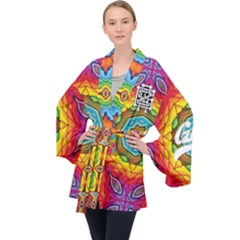 Img 22122021 074554 (5000 X 6000 Pixel) Long Sleeve Velvet Kimono  by Drippycreamart