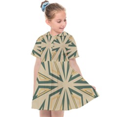 Abstract Pattern Geometric Backgrounds   Kids  Sailor Dress