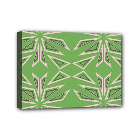 Abstract Pattern Geometric Backgrounds   Mini Canvas 7  X 5  (stretched) by Eskimos