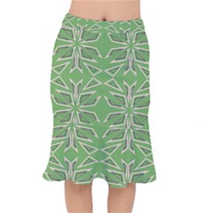 Abstract Pattern Geometric Backgrounds   Short Mermaid Skirt by Eskimos