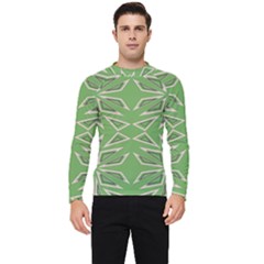 Abstract Pattern Geometric Backgrounds   Men s Long Sleeve Rash Guard