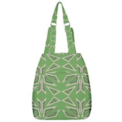 Abstract Pattern Geometric Backgrounds   Center Zip Backpack by Eskimos