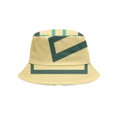 Abstract Pattern Geometric Backgrounds   Inside Out Bucket Hat (kids) by Eskimos