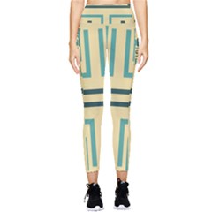 Abstract Pattern Geometric Backgrounds   Pocket Leggings  by Eskimos