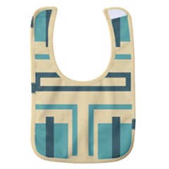 Abstract Pattern Geometric Backgrounds   Baby Bib by Eskimos