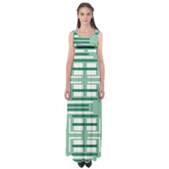 Abstract Pattern Geometric Backgrounds   Empire Waist Maxi Dress