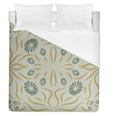 Floral Folk Damask Pattern Fantasy Flowers  Duvet Cover (queen Size) by Eskimos