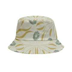 Floral Folk Damask Pattern Fantasy Flowers  Bucket Hat by Eskimos