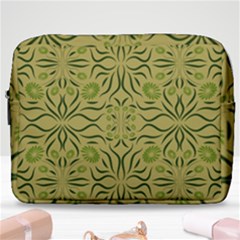 Floral Folk Damask Pattern Fantasy Flowers  Make Up Pouch (large) by Eskimos