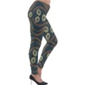 Folk flowers print Floral pattern Ethnic art Lightweight Velour Leggings View4