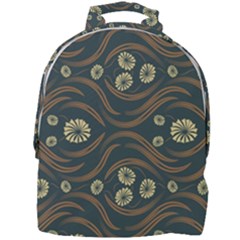 Folk Flowers Print Floral Pattern Ethnic Art Mini Full Print Backpack by Eskimos