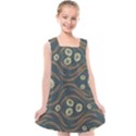 Folk flowers print Floral pattern Ethnic art Kids  Cross Back Dress View1