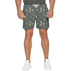 Folk Flowers Print Floral Pattern Ethnic Art Men s Runner Shorts by Eskimos