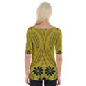 Folk flowers print Floral pattern Ethnic art Wide Neckline Tee View2