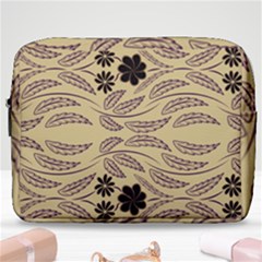 Folk Flowers Print Floral Pattern Ethnic Art Make Up Pouch (large) by Eskimos