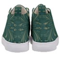 Floral folk damask pattern Fantasy flowers  Kids  Mid-Top Canvas Sneakers View4