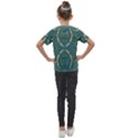 Floral folk damask pattern Fantasy flowers  Kids  Mesh Piece Tee View2