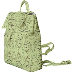 Floral Folk Damask Pattern Fantasy Flowers  Buckle Everyday Backpack by Eskimos