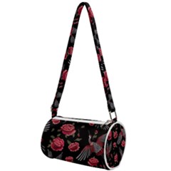 Cranes N Roses Mini Cylinder Bag by HWDesign