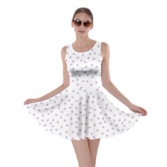 Officially Sexy White & Purple Os Collection Skater Dress