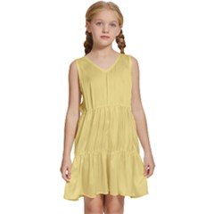 Popcorn Kids  Sleeveless Tiered Mini Dress