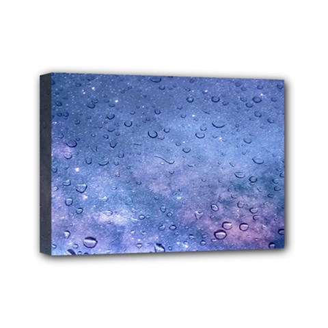 Gouttes D eau Galaxy Mini Canvas 7  X 5  (stretched) by kcreatif