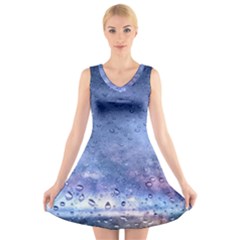 Gouttes D eau Galaxy V-neck Sleeveless Dress by kcreatif