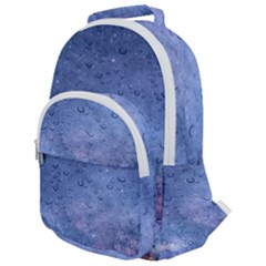 Gouttes D eau Galaxy Rounded Multi Pocket Backpack by kcreatif