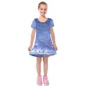 Gouttes d eau Galaxy Kids  Short Sleeve Velvet Dress View1