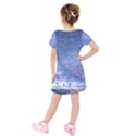 Gouttes d eau Galaxy Kids  Short Sleeve Velvet Dress View2