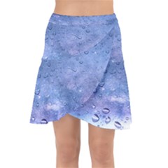 Gouttes D eau Galaxy Wrap Front Skirt by kcreatif