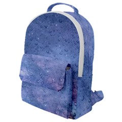 Gouttes D eau Galaxy Flap Pocket Backpack (small) by kcreatif