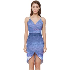 Gouttes D eau Galaxy Wrap Frill Dress