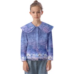 Gouttes D eau Galaxy Kids  Peter Pan Collar Blouse