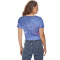 Gouttes d eau Galaxy Twist Front Crop Top View4