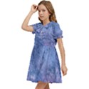 Gouttes d eau Galaxy Kids  Bow Tie Puff Sleeve Dress View3