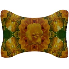 Tropical Spring Rose Flowers In A Good Mood Decorative Seat Head Rest Cushion by pepitasart