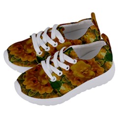 Tropical Spring Rose Flowers In A Good Mood Decorative Kids  Lightweight Sports Shoes by pepitasart