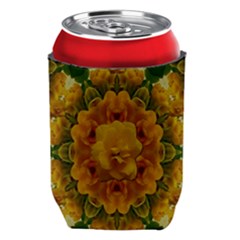 Tropical Spring Rose Flowers In A Good Mood Decorative Can Holder by pepitasart