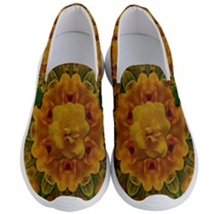 Tropical Spring Rose Flowers In A Good Mood Decorative Men s Lightweight Slip Ons by pepitasart